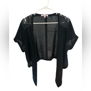 Extra Touch Black cardigan